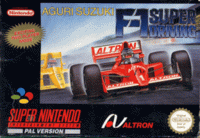 Aguri Suzuki F-1 Super Driving PAL Super Nintendo PAL box art